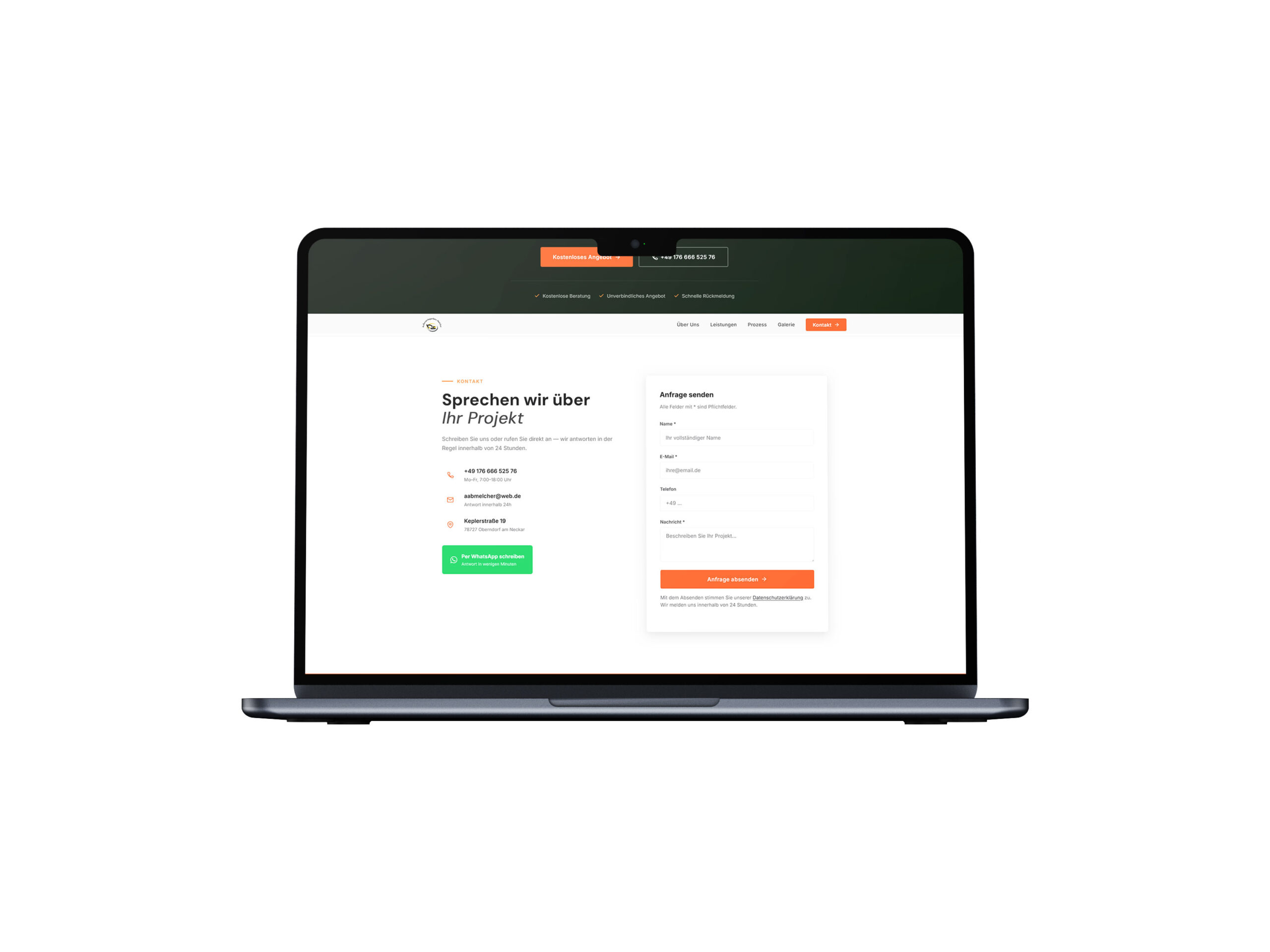 Aussenanlagenbau Melcher Kontakt