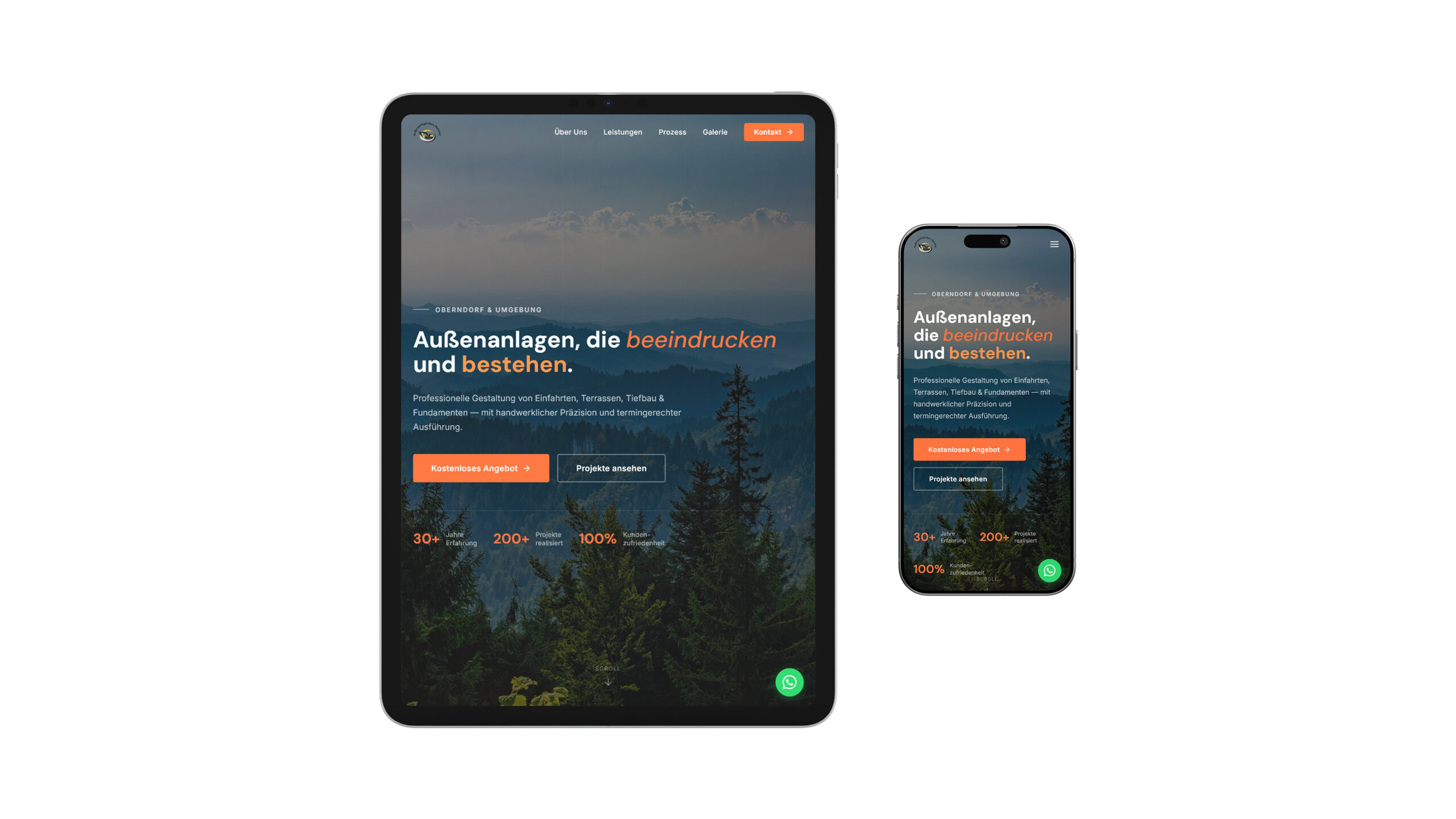 Aussenanlagenbau Melcher Mobile Design