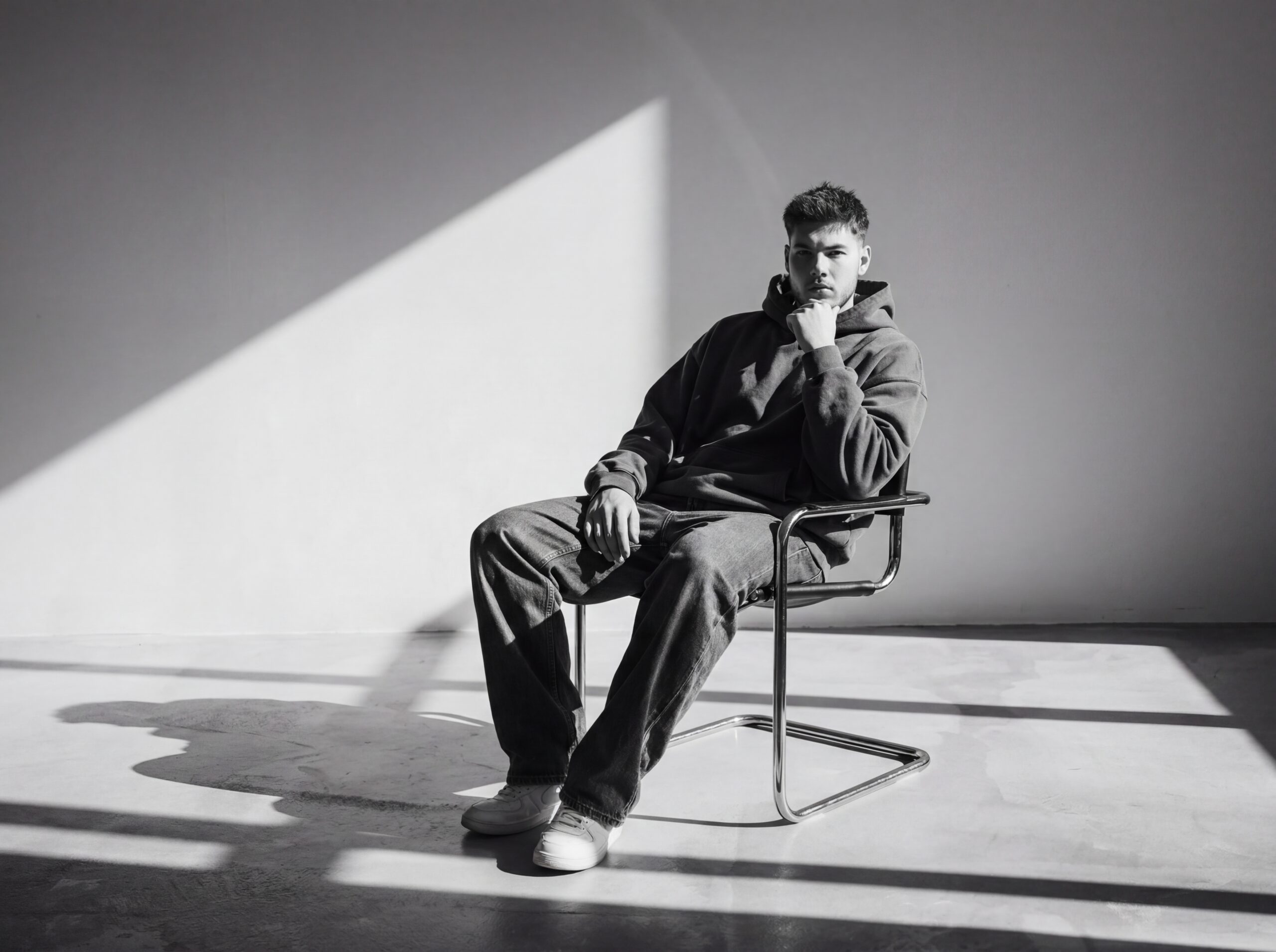 Denis, Gründer von Kalenastudios, in seinem Studio