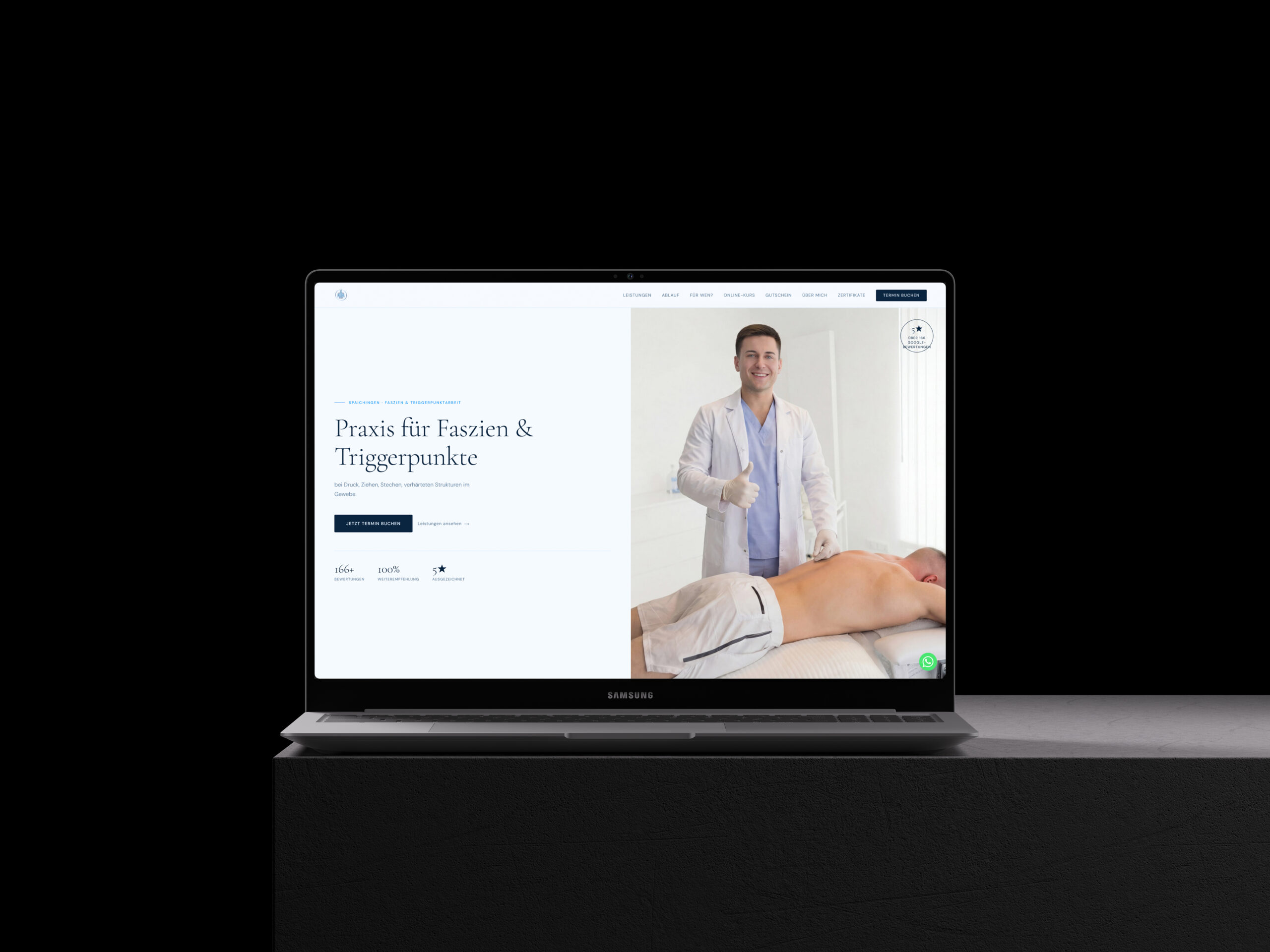 Faszienpraxis Fech Website